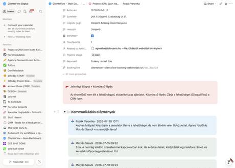 Notion CRM · előzmények — agneshaz@diosjeno.hu