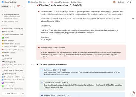 Notion CRM · előzmények — beridoorkft@gmail.com