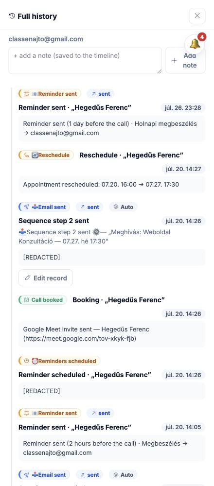 Dash · Full history — classenajto@gmail.com