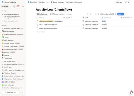 Notion activity log — cubitherm@gmail.com