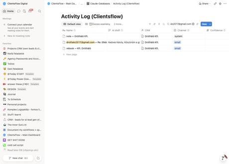 Notion activity log — drothalo2017@gmail.com