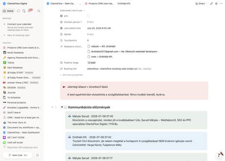 Notion CRM · előzmények — drothalo2017@gmail.com