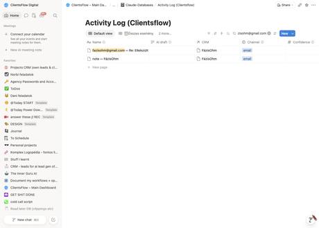 Notion activity log — fazisohm@gmail.com
