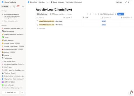 Notion activity log — foldesi1988@gmail.com