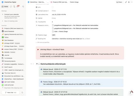 Notion CRM · előzmények — gregaferenc36@gmail.com