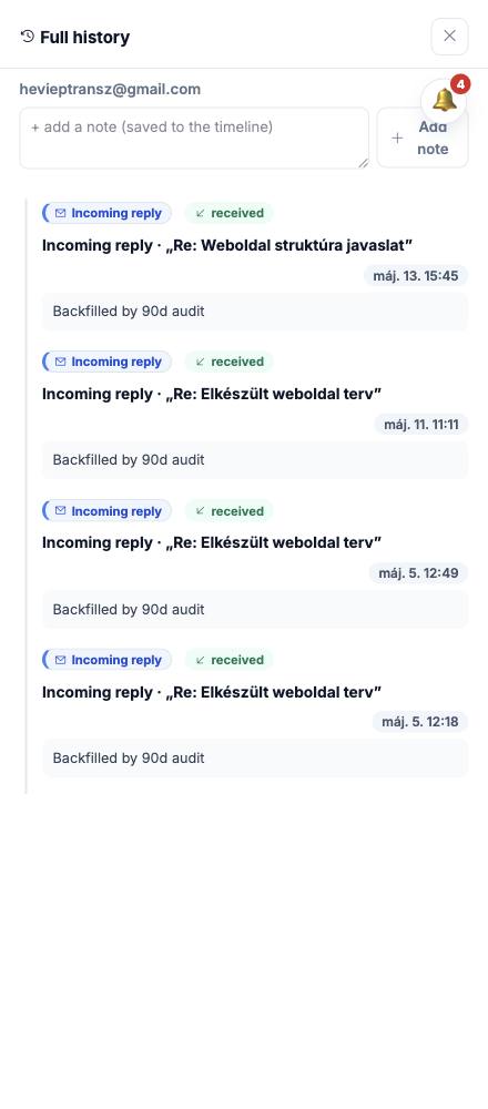 Dash · Full history — hevieptransz@gmail.com
