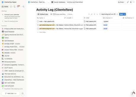 Notion activity log — pali.lakatos@gmail.com