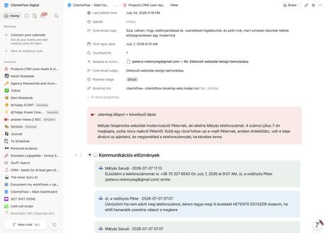 Notion CRM · előzmények — peterur.redonyseg@gmail.com