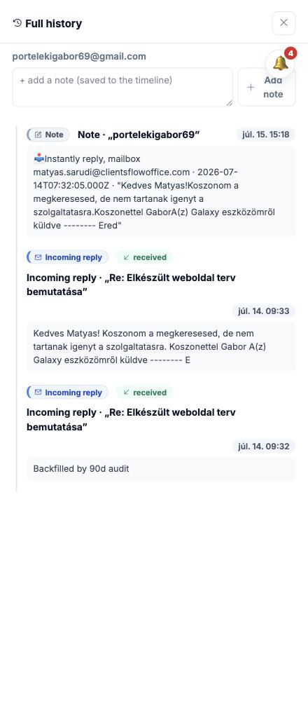 Dash · Full history — portelekigabor69@gmail.com