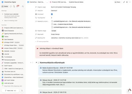 Notion CRM · előzmények — roof4allkft@gmail.com