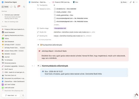 Notion CRM · előzmények — sico@sico.hu