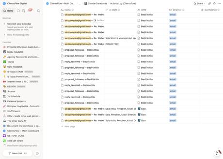 Notion activity log — sicocomplex@gmail.com