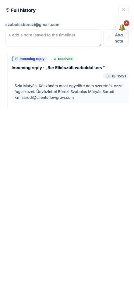Dash · Full history — szabolcsborczi@gmail.com