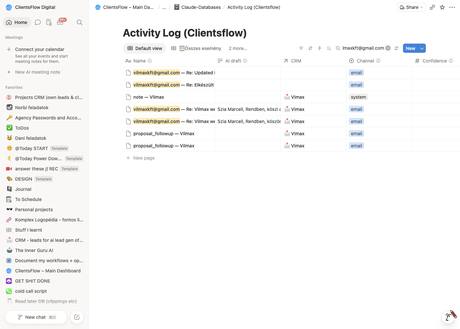 Notion activity log — vilmaxkft@gmail.com