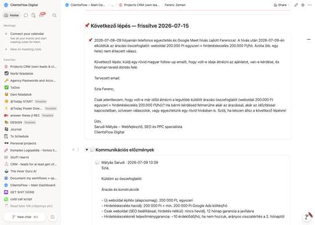 Notion CRM · előzmények — zsufe001@gmail.com