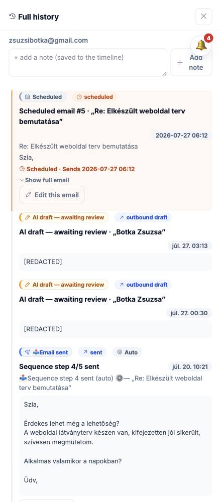 Dash · Full history — zsuzsibotka@gmail.com
